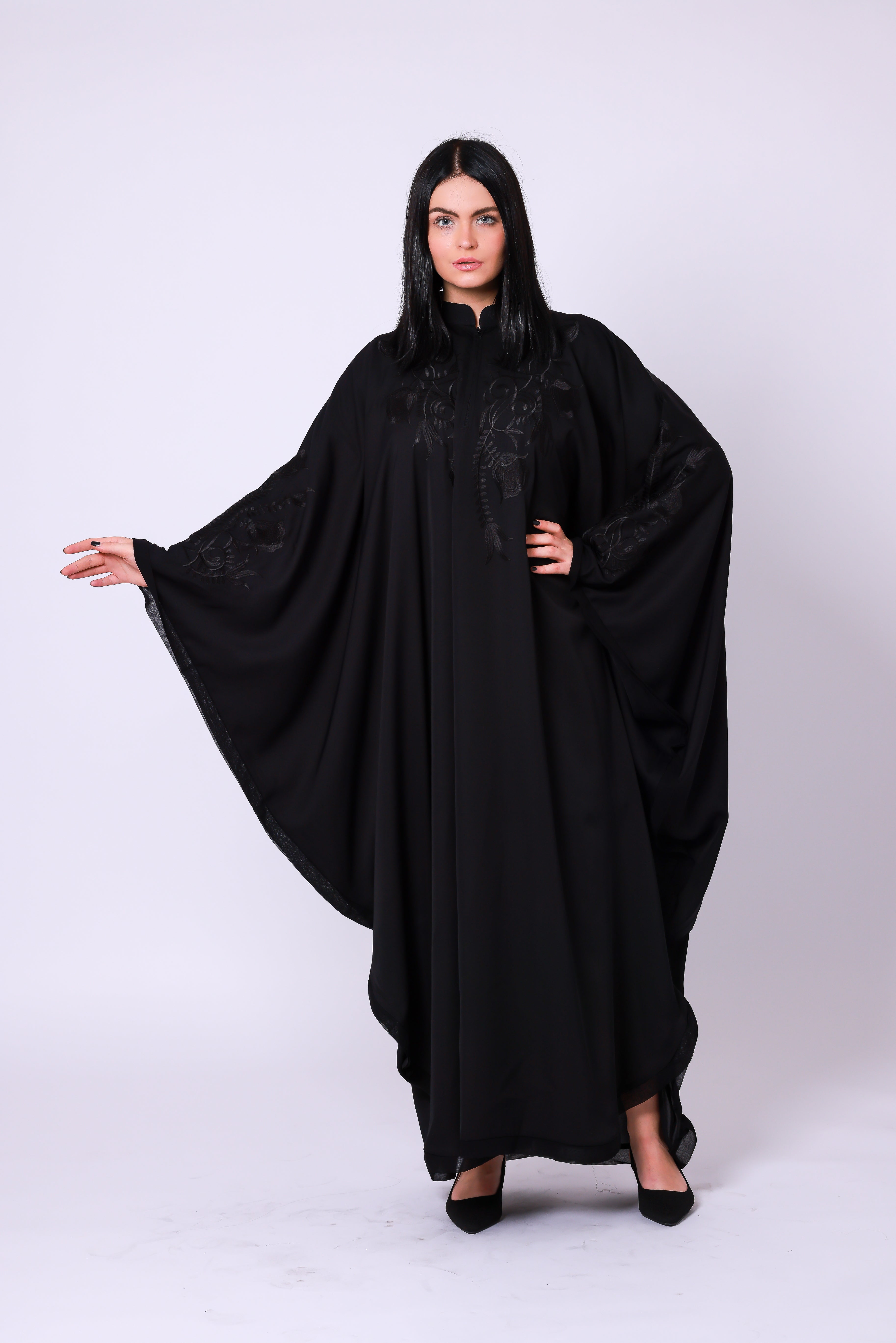 Velvet Abaya Arabic Long Dress Women Autumn Winter Belted Muslim Moroccan  Kaftan | eBay