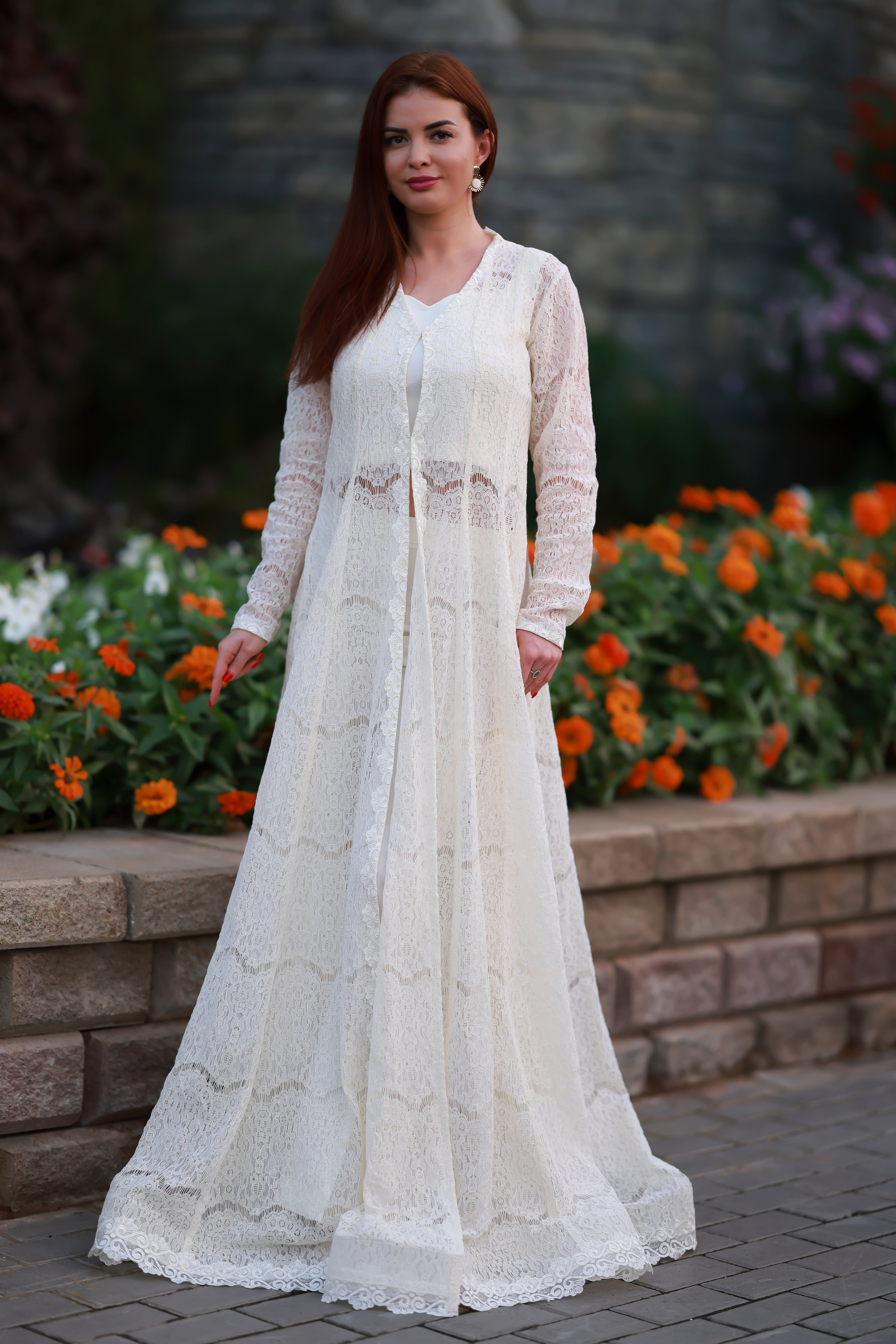 Pearl White Party Dress – Rinvi Fashion